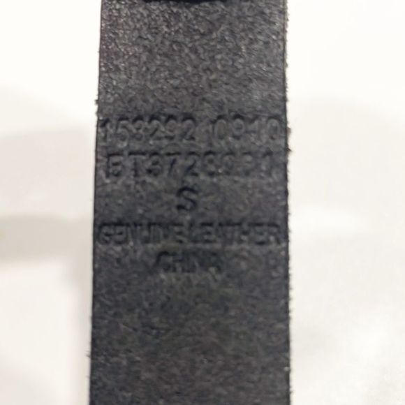 Fossil Genuine Leather Lucite Link Belt Black Small Women‎ - Picture 3 of 7